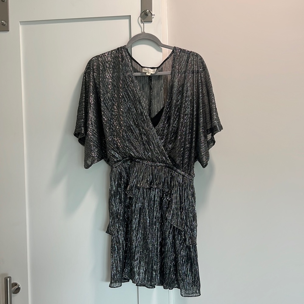 Lovestitch sparkly black mini dress